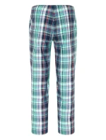 Pánské pyžamové kalhoty 500772H B90 čtyrkysovomodré káro - Jockey Pánské pyžamové kalhoty 500772H B90 čtyrkysovomodré káro - Jockey
