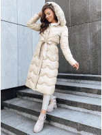 Dámský zimní kabát SCARLET white FashionStreet TY5516 Dámský zimní kabát SCARLET white FashionStreet TY5516