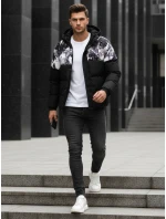 Pánská zimní bunda s kapucí černá FashionStreet TX5132