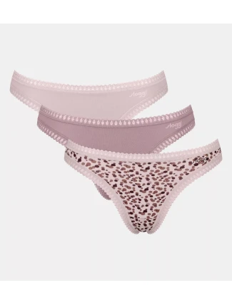 Dámské kalhotky GO Crush String C3P - UNKNOWN - sv. růžové V001 - SLOGGI Dámské kalhotky GO Crush String C3P - UNKNOWN - sv. růžové V001 - SLOGGI