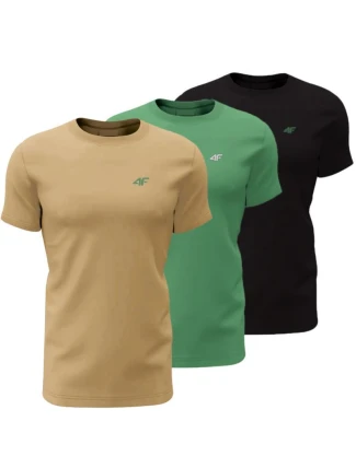 Tričko 4F M3094 3pak M 4FWSS25TTSHM3094 92S pánské