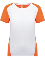 Kariban ProAct PA 4015 Dámské kontrastní sportovní tričko 20.4015 white/fluorescent orange Kariban ProAct PA 4015 Dámské kontrastní sportovní tričko 20.4015 white/fluorescent orange