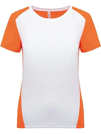 Kariban ProAct PA 4015 Dámské kontrastní sportovní tričko 20.4015 white/fluorescent orange Kariban ProAct PA 4015 Dámské kontrastní sportovní tričko 20.4015 white/fluorescent orange