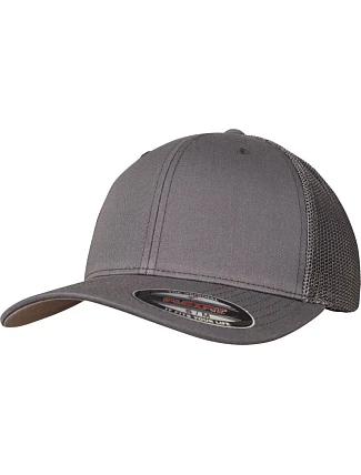 Flexfit 6511 6 panelová Trucker kšiltovka "Mesh" 55.6511 dark grey