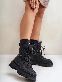 Dámské sněhule na zip Lee Cooper LCJ-24-47-3144 Černé