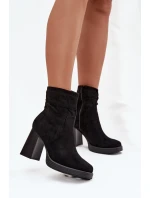 Boty na podpatku  model 220708 Step in style