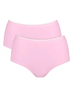 Dámské kalhotky GO Sense Highwaist 2P - PINK - růžové 1588 - SLOGGI