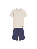 Pánské pyžamo 42633 Dive white - HENDERSON Pánské pyžamo 42633 Dive white - HENDERSON