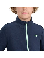 Chlapecký fleece 4F M413 tmavě modrý 4FJWAW25TFLEM413 31S