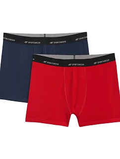 Pánské boxerky 4F M080 2-pack multicolor 4FWMM00UBXSM080 90S