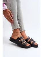 Dámské gumové pantofle ZAXY JJ285058 Černé