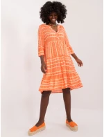 Šaty D73771M30214L oranžová Šaty D73771M30214L oranžová
