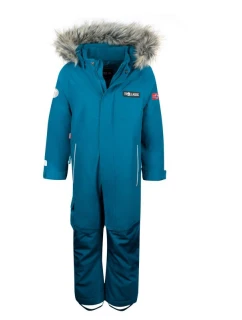 Sněhová kombinéza pro holky/chlapce Trollkids Kids Kirkenes Snowsuit nepromokavá modrá (387-174)