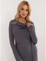 Šaty LK SK 509792.21P tmavě šedé Šaty LK SK 509792.21P tmavě šedé