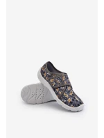 Pohodlné chlapecké pantofle na suchý zip Befado 974Y552 šedé Pohodlné chlapecké pantofle na suchý zip Befado 974Y552 šedé