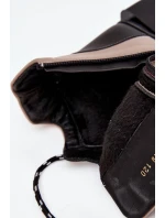 Kožené dámské kotníčkové boty na platformě s vyhříváním Artiker 55C0884 Béžové Kožené dámské kotníčkové boty na platformě s vyhříváním Artiker 55C0884 Béžové