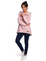 B131 Svetr s vysokým límcem - indigo B131 Svetr s vysokým límcem - indigo