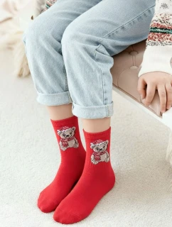 Dětské vánoční ponožky Medvídek 1306.009