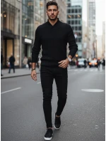 Pánský černý svetr FashionStreet WX2256z