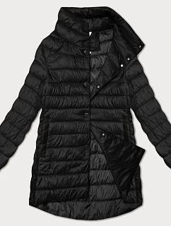Dámská prošívaná bunda se stojáčkem Minority black (P3-6908-1)