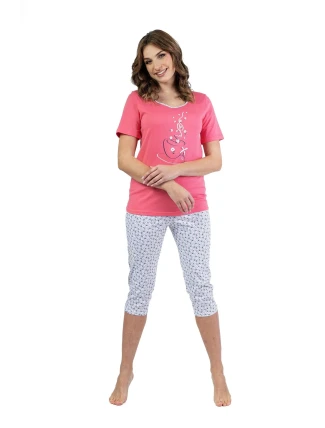 Dámské pyžamo 685 coral - REGINA Dámské pyžamo 685 coral - REGINA