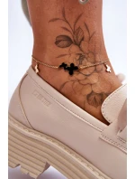 Kožené mokasínové boty Big Star LL274581 Béžová