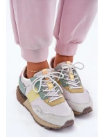 Dámské Semišové Sneakersy Big Star RR274244 HI-POLY SYSTEM Šedo-Žluté Dámské Semišové Sneakersy Big Star RR274244 HI-POLY SYSTEM Šedo-Žluté