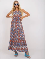 Šaty D73771M30313A hnědé Šaty D73771M30313A hnědé