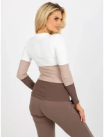 Halenka RV BZ 8431.31X bílo-hnědá