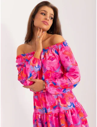 WN SK 8282 šaty.32 tmavě růžová