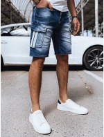 FashionStreet pánské modré džínové šortky SX2162