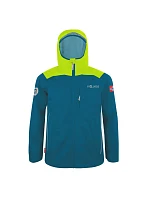 Trollkids Kids Bergen Jacket petrol/lime bunda do deště pro chlapce/dívky (610-151)