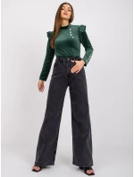 Halenka DHJ BZ 6533A.44P tmavě zelená