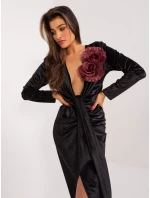 LK SK 509552 šaty.16X černá LK SK 509552 šaty.16X černá