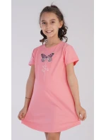 Dětská noční košile s krátkým rukávem Motýl