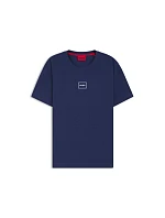 Hugo Loungewear Laze AZZURRO pánská košile na spaní (50525236-409)