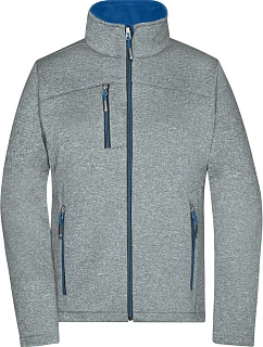 Daiber JN 1147 Dámská 2-vrstvá melanžová softshell bunda 02.1147 dark melange/royal