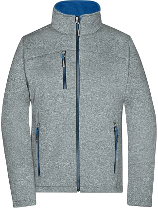 Daiber JN 1147 Dámská 2-vrstvá melanžová softshell bunda 02.1147 dark melange/royal Daiber JN 1147 Dámská 2-vrstvá melanžová softshell bunda 02.1147 dark melange/royal