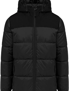 Kariban K 6163 Prošívaná bunda s kapucí 20.6163 black