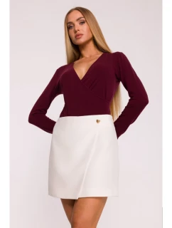 M854 Mini sukně - krémová