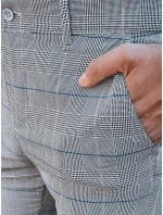 Pánské světle šedé kalhoty FashionStreet UX4407