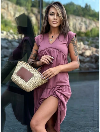 TW SK 2206 šaty.04P tmavě růžová