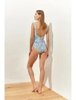 Dámské jednodílné plavky 4313/905/ bílo-modrá - Maryan Mehlhorn Dámské jednodílné plavky 4313/905/ bílo-modrá - Maryan Mehlhorn