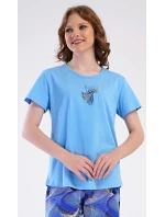 Dámské pyžamo kapri Eliza Dámské pyžamo kapri Eliza