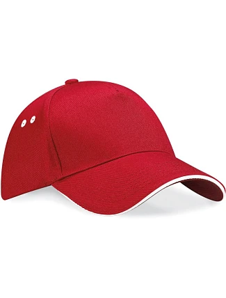 Beechfield B 15C 5 panelová sandwich kšiltovka 53.015C classic red/white Beechfield B 15C 5 panelová sandwich kšiltovka 53.015C classic red/white