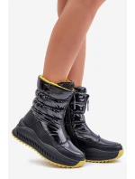 Dámské zimní boty Big Star OO274A395 Černé