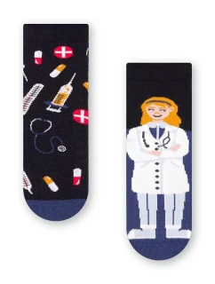 Ponožky Steven art.014 Girl Asymmetrical 26-34