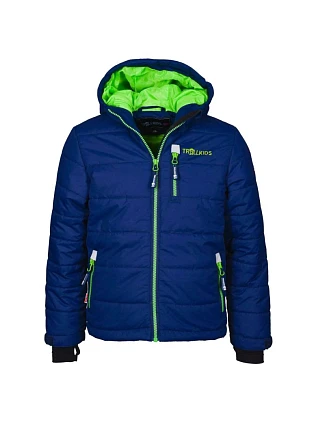 Dětská zateplená bunda Trollkids pro chlapce s kapucí, nepromokavá