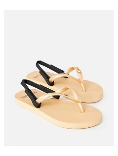 Plážové žabky RIP CURL Premium Surf Bloom O/T-Girl, zlaté