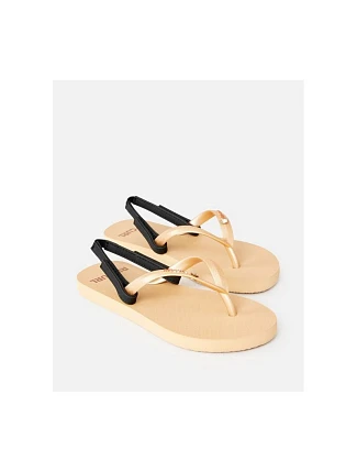 Plážové žabky RIP CURL Premium Surf Bloom O/T-Girl, zlaté Plážové žabky RIP CURL Premium Surf Bloom O/T-Girl, zlaté